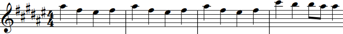 Partitura de piano para principiantes de melodía de Canción de TikTok